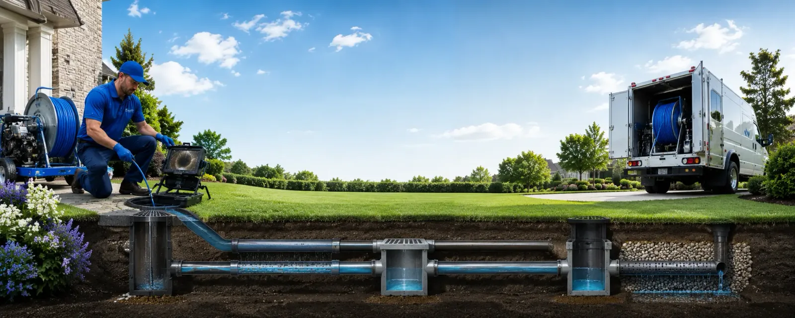 Outdoor drain cleaning information for Teays Valley, WV